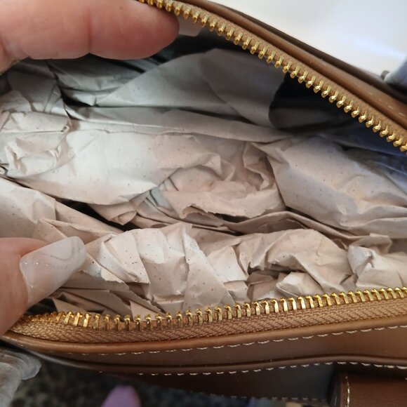 Tan Leather Dream Satchel - Picture 10 of 12